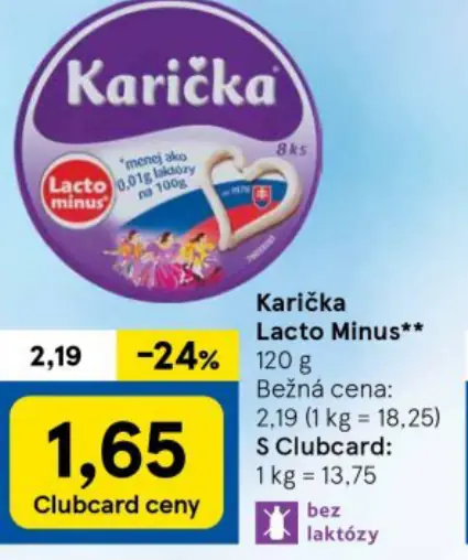 Karička Lacto minus