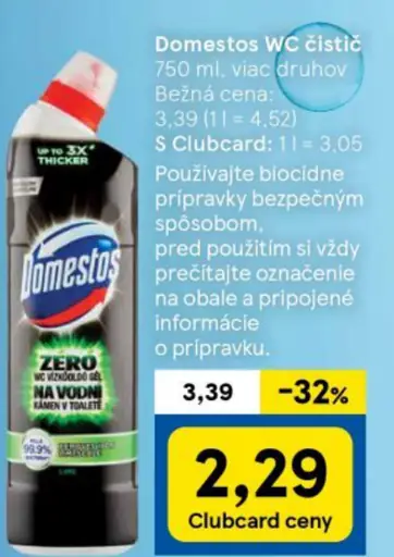 Domestos WC čistič