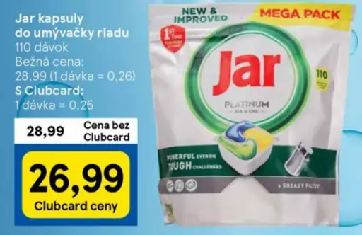 Jar kapsuly do umývačky riadu