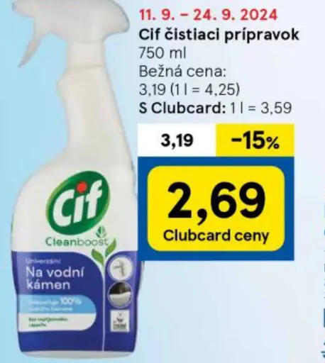 Cif čistiaci prípravok