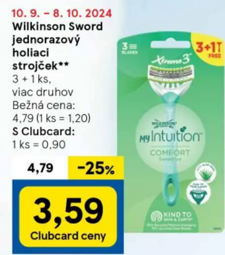 Wilkinson Sword jednorazový holiaci strojček