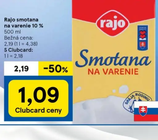 Smotana na varenie