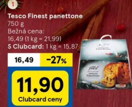 Tesco Finest panettone