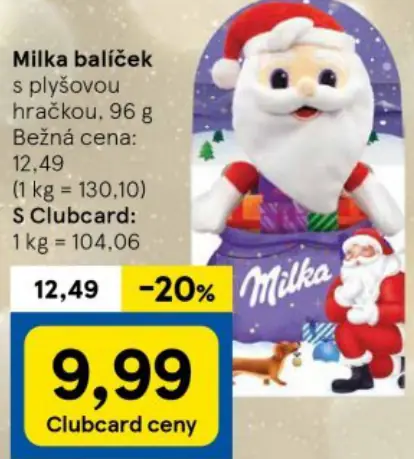 Milka balíček s plyšovou hračkou