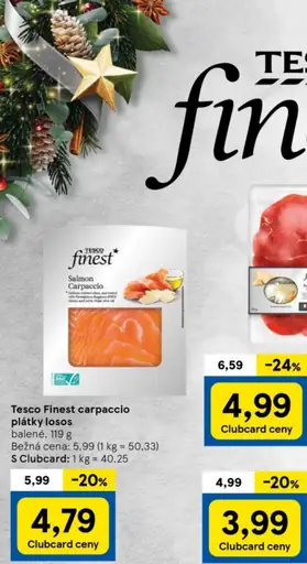 Tesco Finest carpaccio