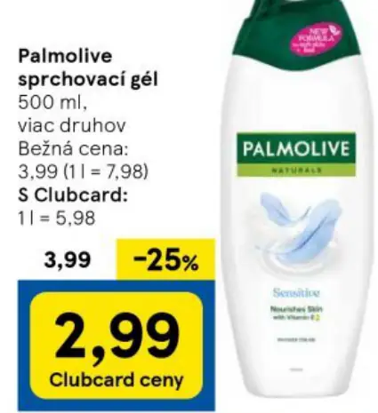 Palmolive sprchovací gél