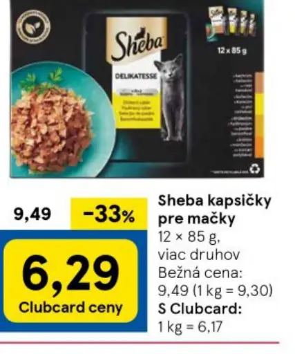 Sheba kapsičky pre mačky