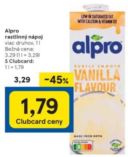 Alpro rastlinný nápoj