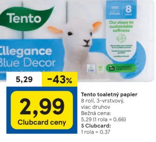 Tento toaletný papier