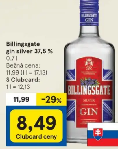 Billingsgate gin silver