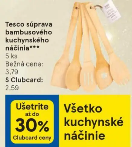 Bambusová kuchynská súprava