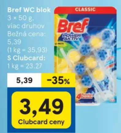 Bref WC blok