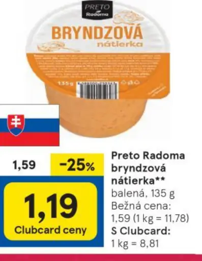 Bryndzová nátierka