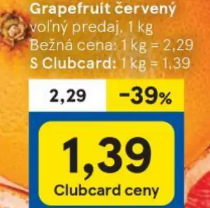 Grapefruit červený