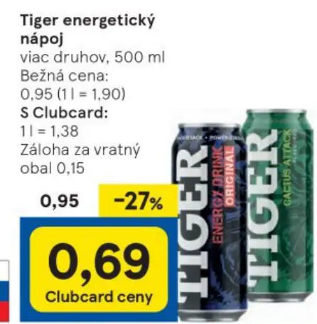 Tiger energetický nápoj