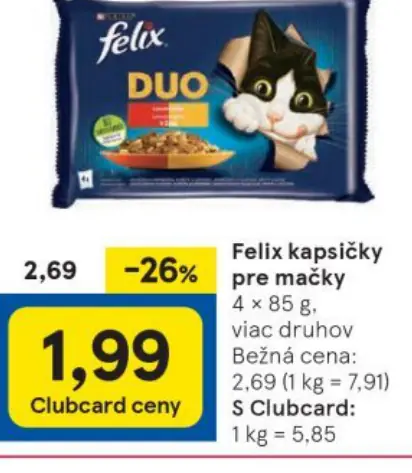 Felix kapsičky pre mačky