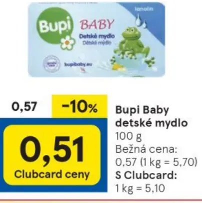 Bupi Baby detské mydlo