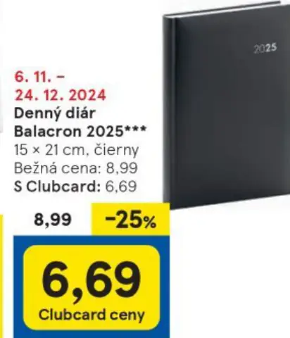 Denný diár Balacron 2025