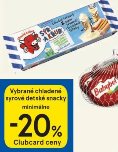 Syrové detské snacky