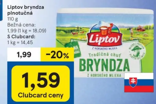 Liptov bryndza plnotučná