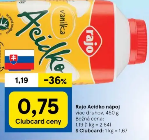 Rajo Acidko nápoj