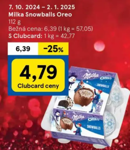 Milka Snowballs Oreo