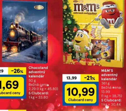 Chocoland adventný kalendár