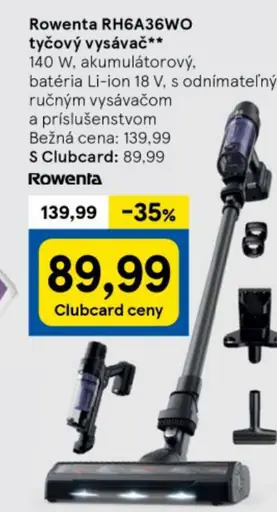 Rowenta RH6A36WO tyčový vysávač