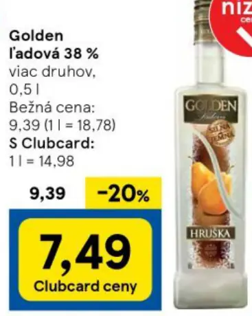 Golden ľadová 38 % Hruška