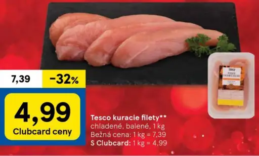 Tesco kuracie filety