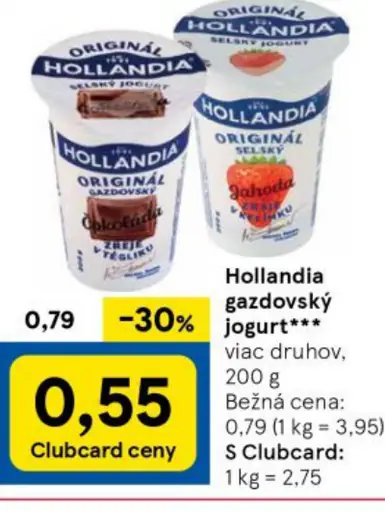 Hollandia Gazdovský jogurt