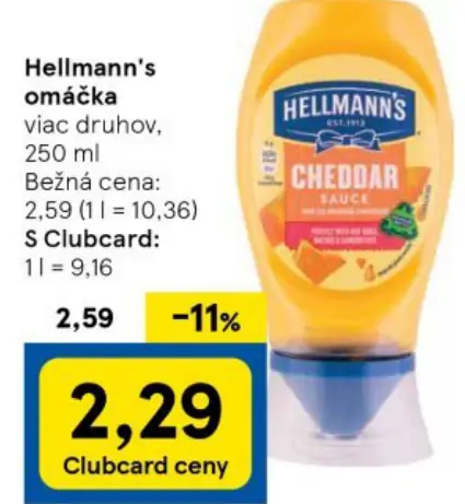 Hellmann's omáčka Cheddar