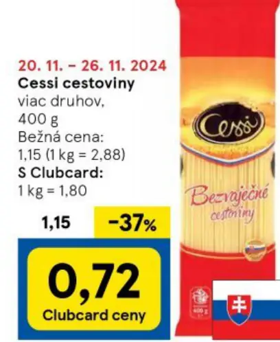 CESSI CESTOVINY