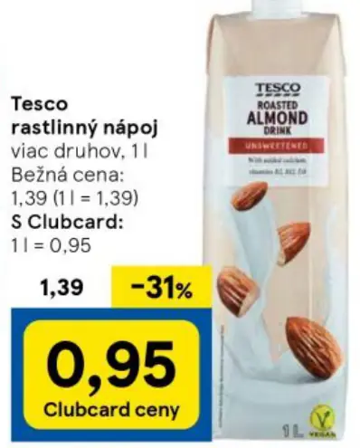 Tesco rastlinný nápoj