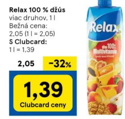 Relax 100% džús