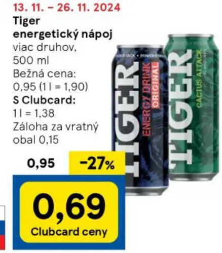 Tiger energetický nápoj