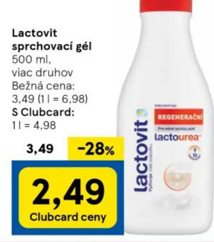 Lactovit sprchovací gél