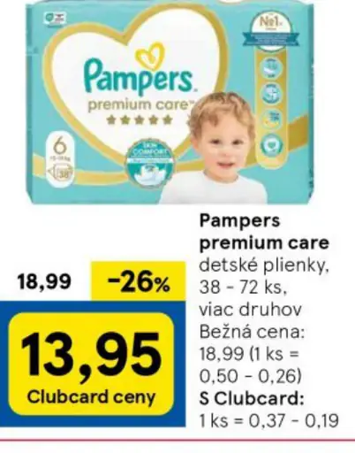 Pampers premium care