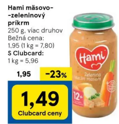 Hami mäsovo-zeleninový príkrm