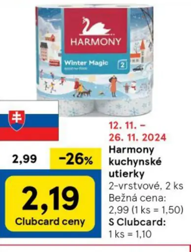 Harmony kuchynské utierky