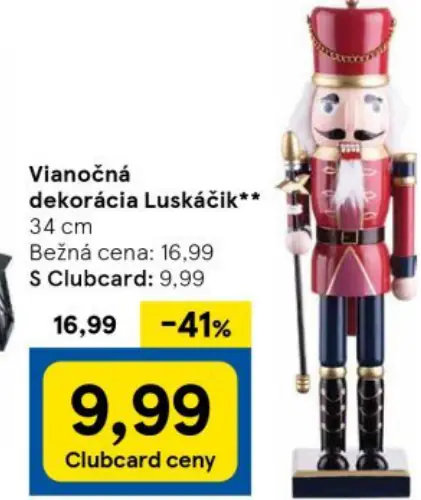 Vianočná dekorácia Luskáčik