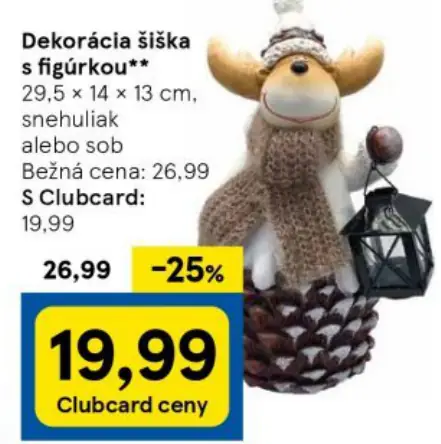 Dekorácia šiška s figúrkou