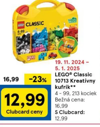 LEGO® Classic 10713 Kreatívny kufrík