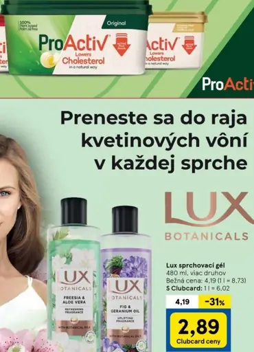 LUX sprchovací gél Persimona & Aloe Vera