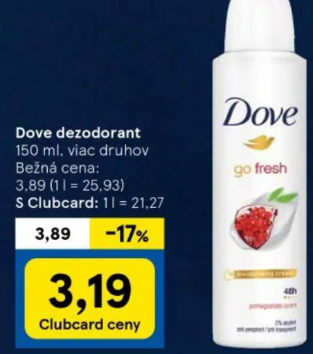 Dove dezodorant