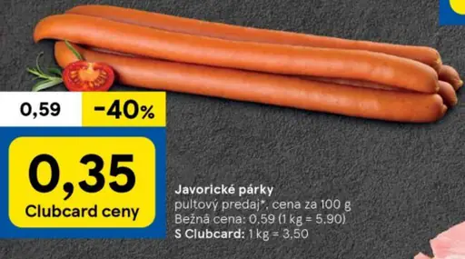 Javorické párky