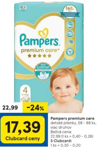 Pampers premium care