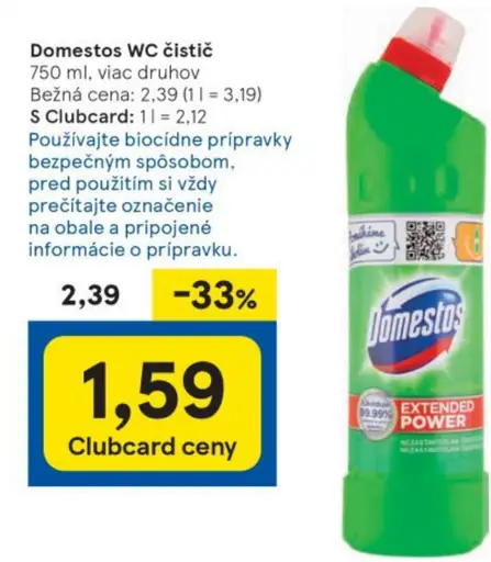 Domestos WC čistič