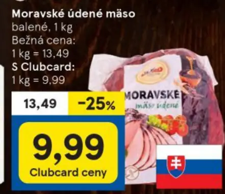 Moravské údené mäso