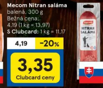 Mecom Nitrán saláma